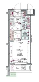 コンシェリア品川南 THE GRAND RESIDENCE【1階】の間取り