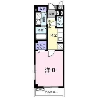 サンライズ【2階】の間取り