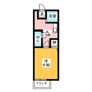 イーストハイツ【2階】の間取り