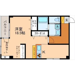 メゾン赤坂【2階】の間取り