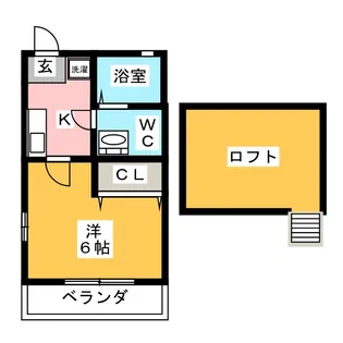 Casa Bianca【2階】の間取り