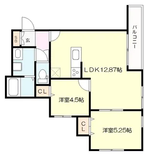 Ma place【1階】の間取り