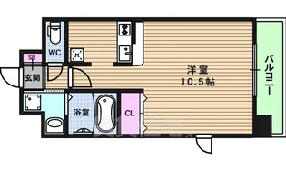 エイペックス上本町【4階】の間取り
