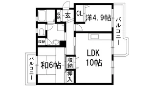 中山五月台8号棟【2階】の間取り