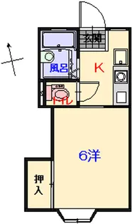 ベルメゾン・スギI【1階】の間取り