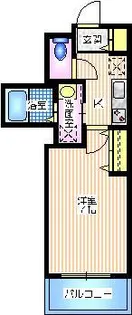 エスコートアイ【2階】の間取り