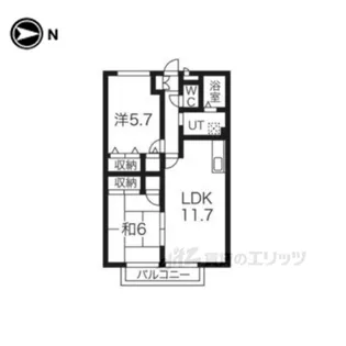 ハイランドコート2【2階】の間取り