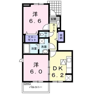 ティーモードB【1階】の間取り