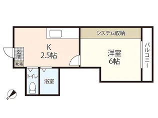 ハーシオンフルタI【3階】の間取り