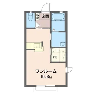 ルミエールB【2階】の間取り