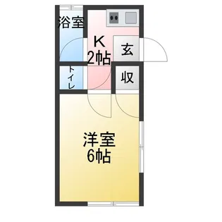 なっつ弥生【1階】の間取り