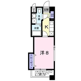 アムール・アドニス【3階】の間取り