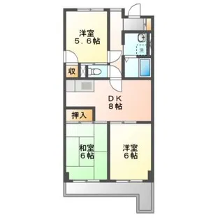 エクロール昭和園【4階】の間取り