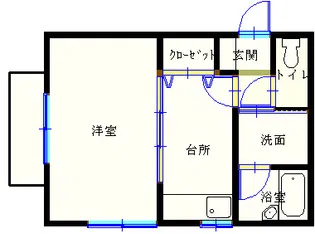 フローレンス青葉【1階】の間取り