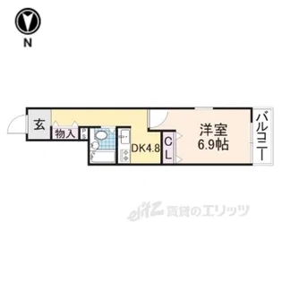 メゾンスカーレット【2階】の間取り