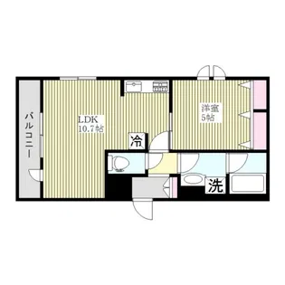 サンラポルテ【2階】の間取り