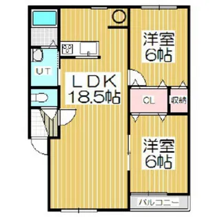 Mハイツ宮の森11【1階】の間取り