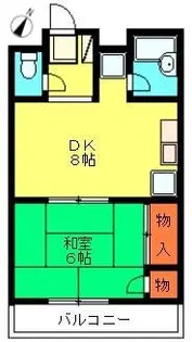 第二ハイツ池田【1階】の間取り