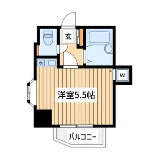 ケーエスジーマリーン小野寺【2階】の間取り