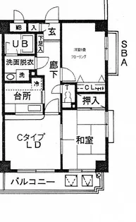 第六寿美家ビル【1階】の間取り