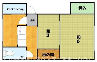 第一扇山荘【2階】の間取り