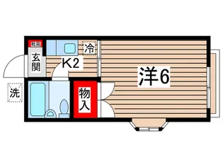 シルキーハイツ【2階】の間取り