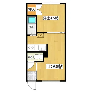 アーバンかしわ【2階】の間取り