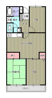 グリーン56【4階】の間取り