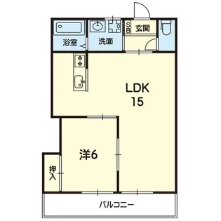 LaLa保田窪【2階】の間取り