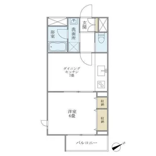 WELL House 東大井【3階】の間取り