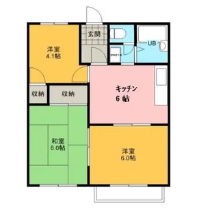 メゾンド・アリエス【2階】の間取り