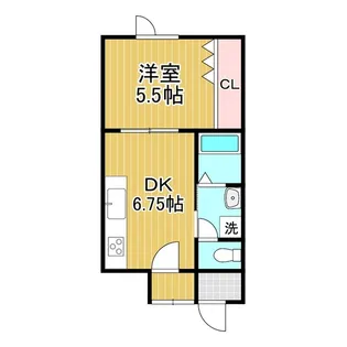 ハイツいと【2階】の間取り