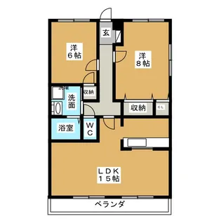 Lotos Blume I【3階】の間取り