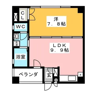 StationView加納【2階】の間取り