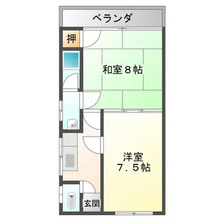 石川県小松市おびし町【一戸建】の間取り