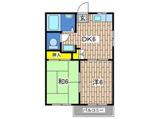 サンライト前田【2階】の間取り