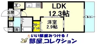 リュシオール レジデンス【5階】の間取り