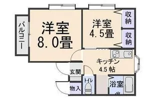 メゾン瀬理奈C棟【1階】の間取り