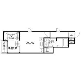 リヴィエール名取【1階】の間取り