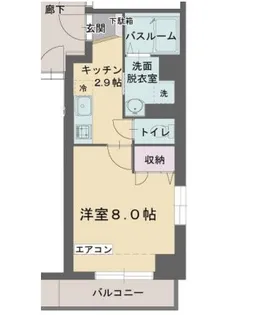 アビターレ平町【2階】の間取り