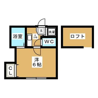 エクセルハイツ平塚【1階】の間取り