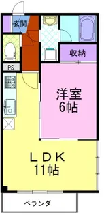 コーポラシオン【5階】の間取り