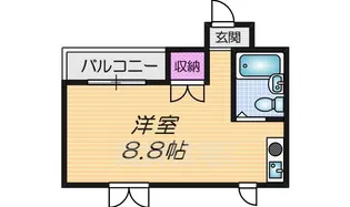 パティオ四條畷【3階】の間取り