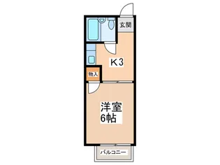 エースコーポ【1階】の間取り