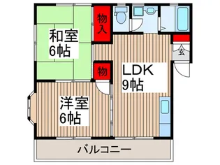 メゾン藤【2階】の間取り