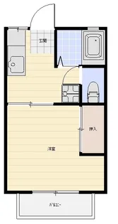 フローリッシュA棟【2階】の間取り