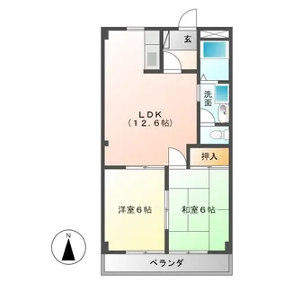 Sunrise21【3階】の間取り