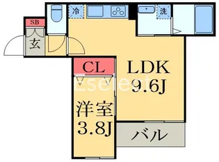 ウィンドテラスみどり台【1階】の間取り