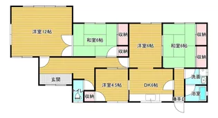 愛媛県新居浜市中萩町【一戸建】の間取り