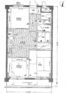 ライオンズマンション町田南【4階】の間取り